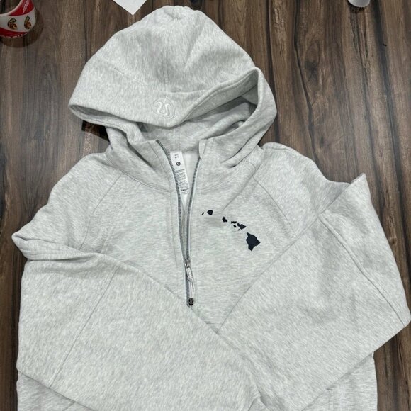 NWT Lululemon Hawaii Scuba Oversized Half Zip Hoodie Hawaii Exclusive M - Picture 1 of 5